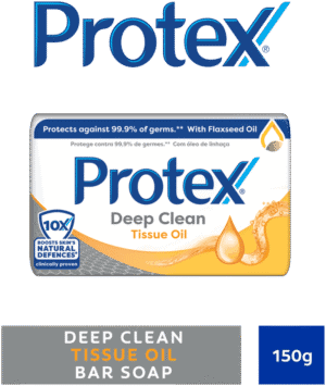 Protex Deep Clean Tissue Oil Bar Soap 150g