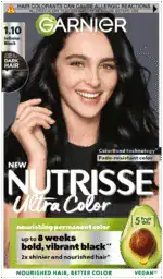 Garnier Nutrisse Ultra Color Infinite Black Permanent Hair Colour 1s