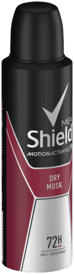Shield Men Dry Musk Anti-Perspirant Deodorant Spray 150ml