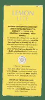 Lemon Lite Oil Control Vanishing Cream 50ml