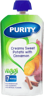 Purity From 7 Months Creamy Sweet Potato with Cinnamon Veggi 110ml