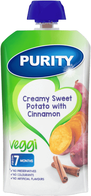 Purity From 7 Months Creamy Sweet Potato with Cinnamon Veggi 110ml