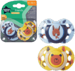 Tommee Tippee Fun Friends 6-18 Months Orthodontic Soothers 2pk