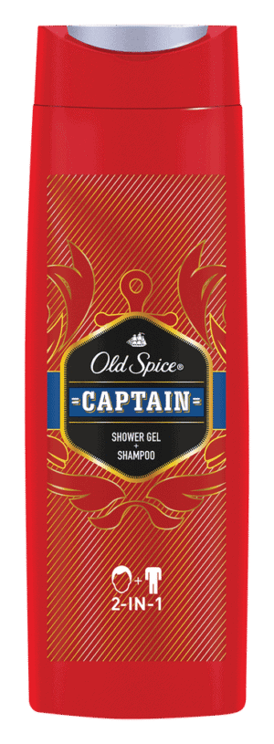 Old Spice Captain 2-in-1 Shower Gel & Shampoo 400ml