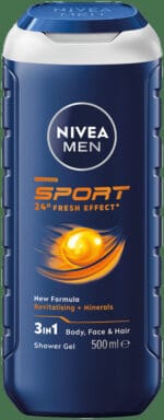 Nivea MEN Sport 3-in-1 Shower Gel 500ml