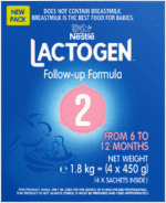 Nestlé Lactogen Stage 2 Follow-Up Formula 4 x 450g - Image 3