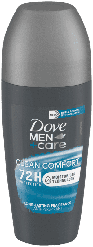 Dove Men+care Clean Comfort Antiperspirant Roll-On Deodorant 50ml