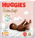 Huggies Gold Size 1 Skin Soft Disposable Nappies 96pk