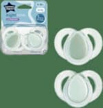 Tommee Tippee Night Time 6-18m Symmetrical Orthodontic Soothers 2pk