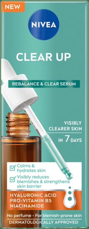 Nivea Clear Up Rebalance & Clear Serum 30ml