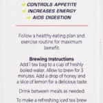 Herbex Fat Burn Honey Flavouring Herbal Tea 20pk