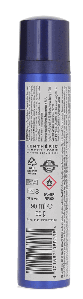 Lentheric PANACHE B/SPRAY 100ML