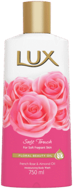 LUX Soft Touch Moisturizing Body Wash 750ml