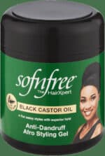 Sofnfree Black Castor Oil Anti-Dandruff Afro Styling Gel 500ml