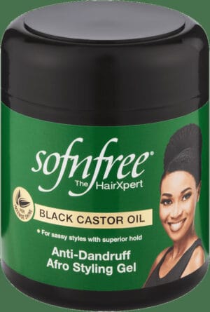 Sofnfree Black Castor Oil Anti-Dandruff Afro Styling Gel 500ml