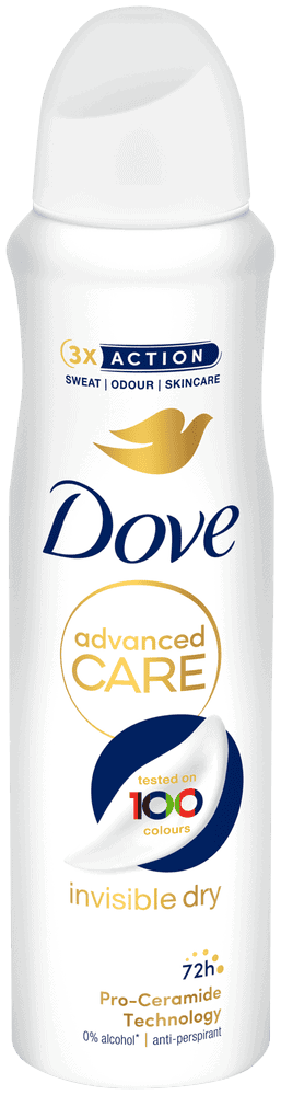 Dove Advanced Care Invisible Dry Anti-Perspirant Body Spray 150ml