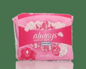 Always Cotton Soft Long Ultra Thin Sanitary Pads 8pk