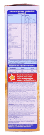 Purity Banana & Yoghurt Flavour Baby Cereal with Milk 450g