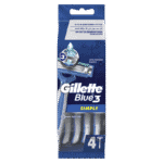 Gillette Blue3 Simple Disposable Razors 4pk