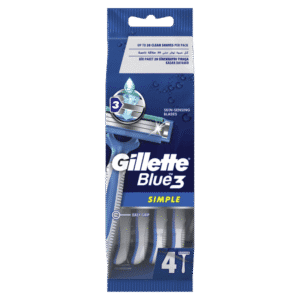 Gillette Blue3 Simple Disposable Razors 4pk