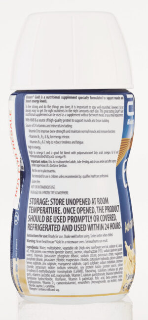 Ensure Gold Vanilla Flavour Advanced Nutritional Supplement 220ml