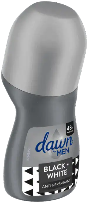 Dawn MEN Men Black and White Antiperspirant Roll-On Deodorant 45ml