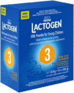 Nestlé Lactogen Stage 3 Milk Powder for Young Children 4 x 450g - Image 3