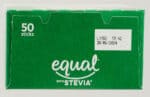 Equal Low Kilojoule Sweetener with Stevia Sticks 50pk