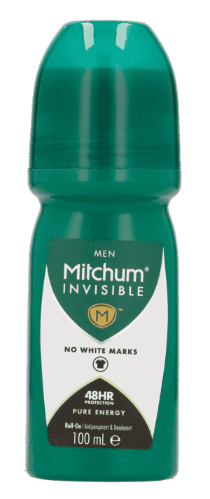 Mitchum Men Pure Energy Invisible Antiperspirant & Deodorant Roll-On 100ml