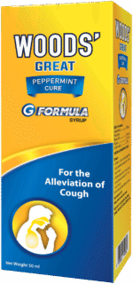 Woods' Great Peppermint Cure G Formula Cough Syrup 50ml