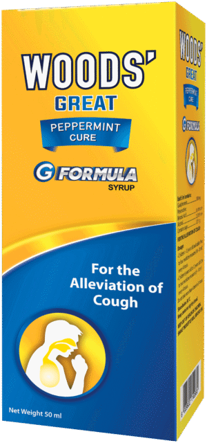Woods' Great Peppermint Cure G Formula Cough Syrup 50ml