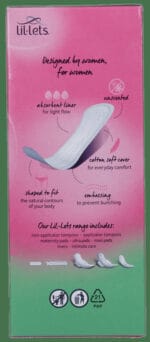 Lil-lets SmartFit Unscented Pantyliners 30s