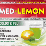 Med-lemon Lemon Menthol Flavour Hot Medication 18pk