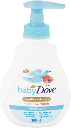 Baby Dove Rich Moisture Head to Toe Wash 200ml