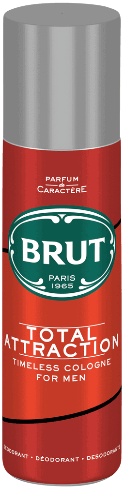 BRUT Total Attraction Aerosol Deodorant Body Spray 120ml