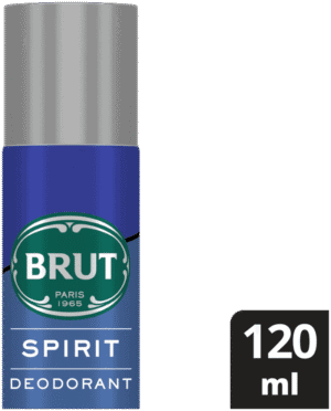 BRUT Spirit Aerosol Deodorant Body Spray 120ml