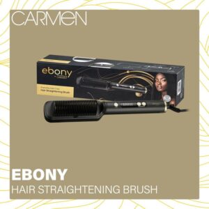 Carmen EBONY HAIR STRAIGHTENING BRUSH