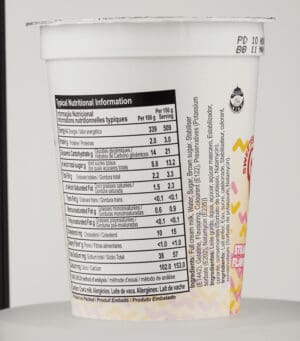 First Choice Power Cup Strawberry & Banana Flavoured Medium Fat Dairy Snack 150g