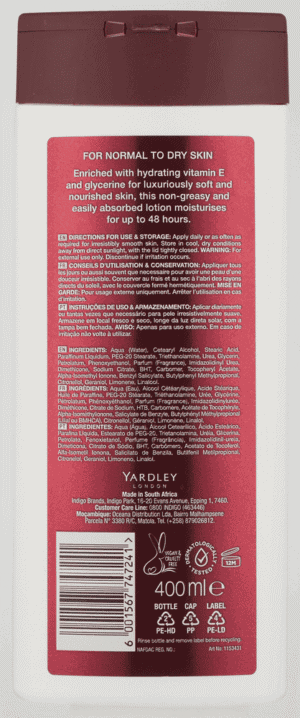 Yardley Gorgeous Fine Fragranced Body Lotion 400ml