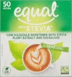 Equal Low Kilojoule Sweetener with Stevia Sticks 50pk