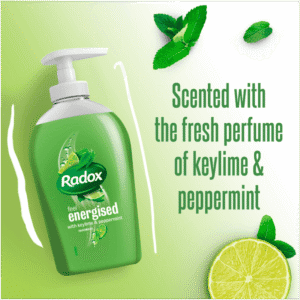 Radox Feel Energised Keylime and Peppermint Cleansing Hand Wash Soap 300ml