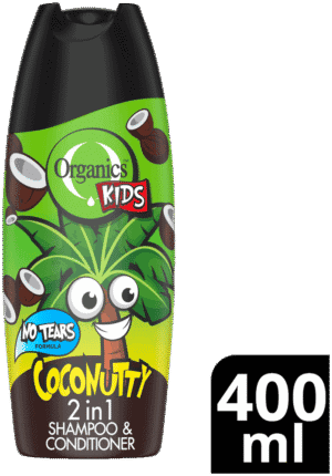 Organics For Kids Coconutty 2in1 Shampoo and Conditioner 400ml