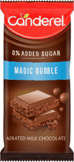 Canderel Magic Bubble Milk Chocolate Slab 74g