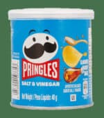 Pringles Salt & Vinegar Flavoured Savoury Snack 40g
