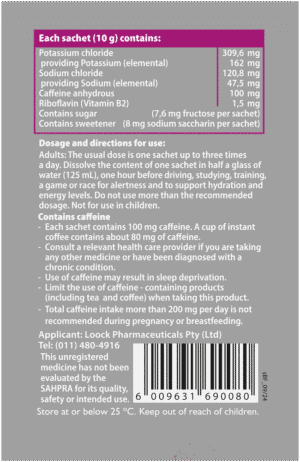 Turbo Energy Berry Fusion Supplement with Electrolytes 10g