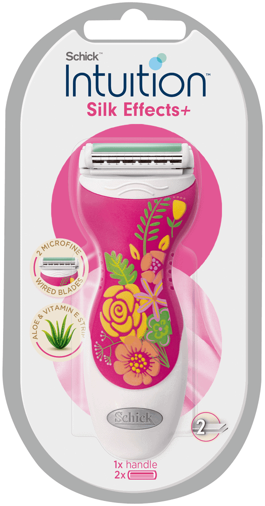 Schick Schick Intuition Silk Effects+ Razor & Cartridges 3pc