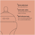 Tommee Tippee Closer to Nature Medium Flow Baby Bottles 2 x 340ml