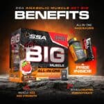 SSA Supplements SSA GET BIG 4KG BOX VARIETY