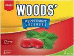 Woods' Cherry Flavour Peppermint Lozenges 3 x 15g