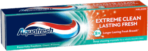 Aquafresh Extreme Clean Lasting Fresh Fluoride Toothpaste 75ml